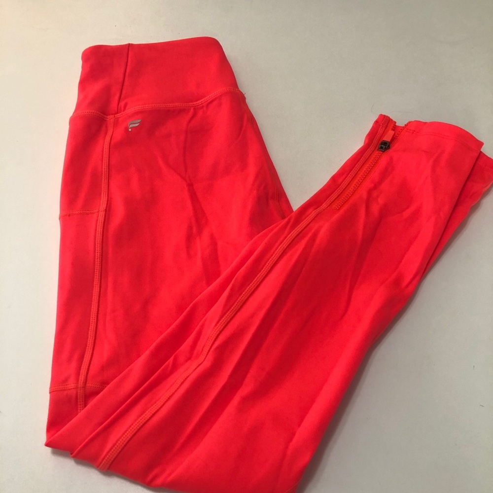 Neon Orange Fabletics Leggings